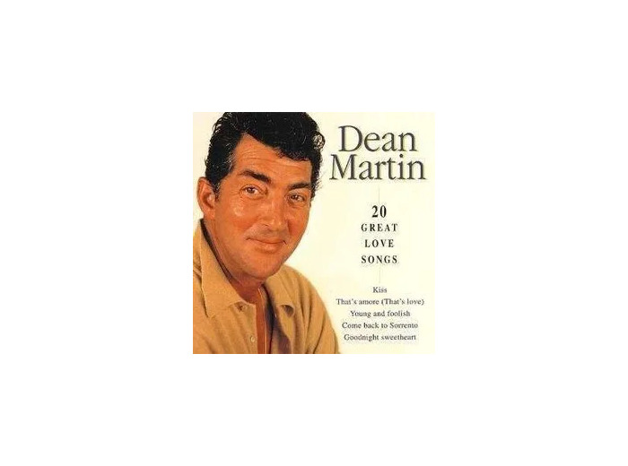 Cd Dean Martin - 20 Great Love Songs (1998)