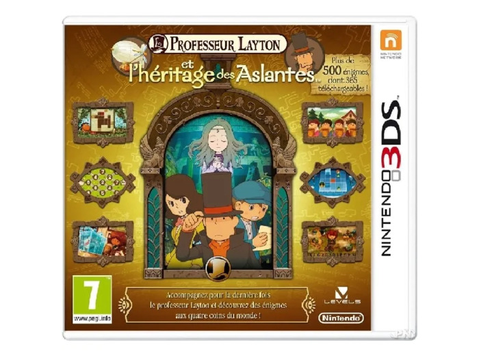 Jeu 3ds Professeur Layton Et L'heritage des Aslantes