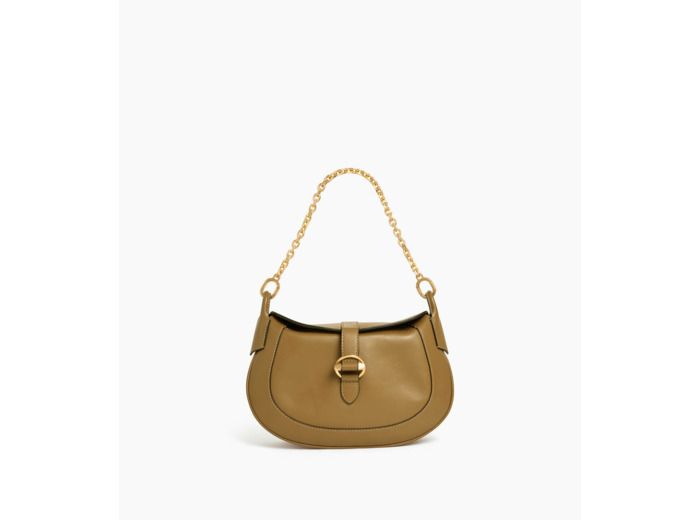 Petit sac bandoulière Pia en cuir lisse