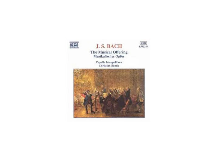 Cd L'offrande Musicale - N.T Kramer, Flûte, Pfister, Violon, Benda, Clavecin, Capella Istropolitana, Christian Benda
