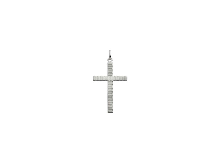 Croix Arthus Bertrand Ruban en or blanc