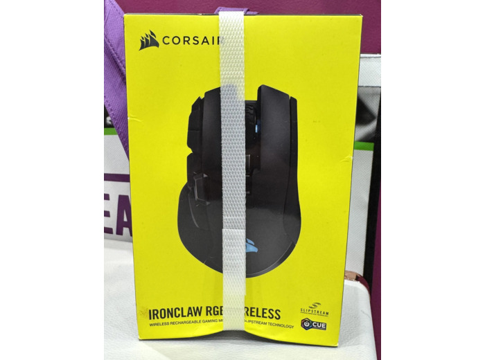 CORSAIR Gaming IRONCLAW RGB - Souris - optique - 10 boutons - sans fil, filaire - USB, Bluetooth, 2.4 GHz