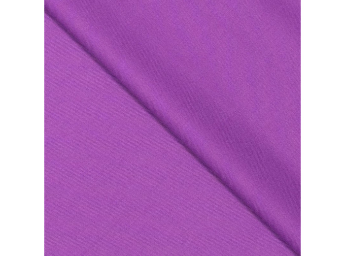 Sélection Coup de Coudre - Tissu Gabardine Souple de Bambou et Polyester Recyclé Uni Couleur Orchidée