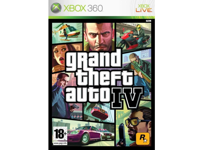 Jeu XBox 360 Grand Theft Auto IV