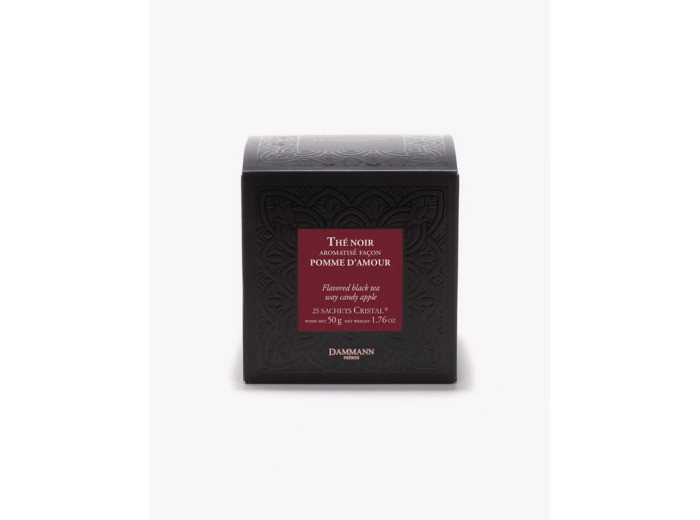 Thé noir Pomme d'amour 25 sachets Cristal