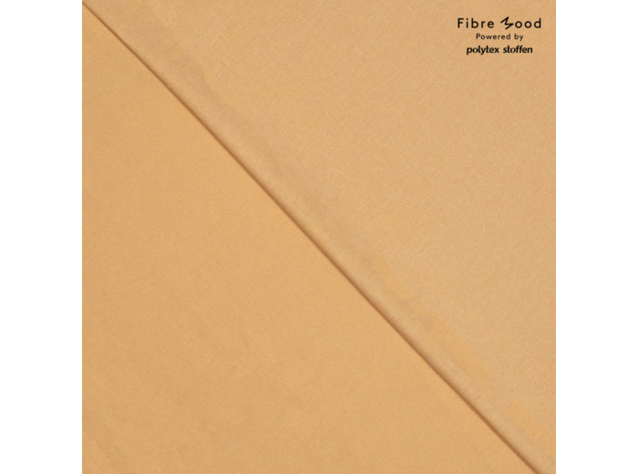 Fibre Mood - Tissu "Rachel" Mélange de Lin et Viscose Uni Couleur Camel