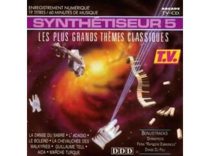 Cd Ed Starink - Synthétiseur 5 Les Plus Grands Thèmes Classiques (1990)