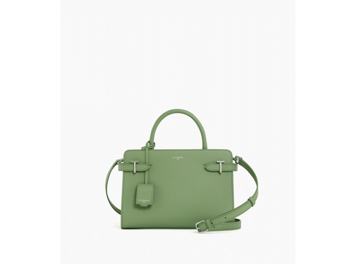 Sac à main moyen modèle Emilie en cuir signature T
