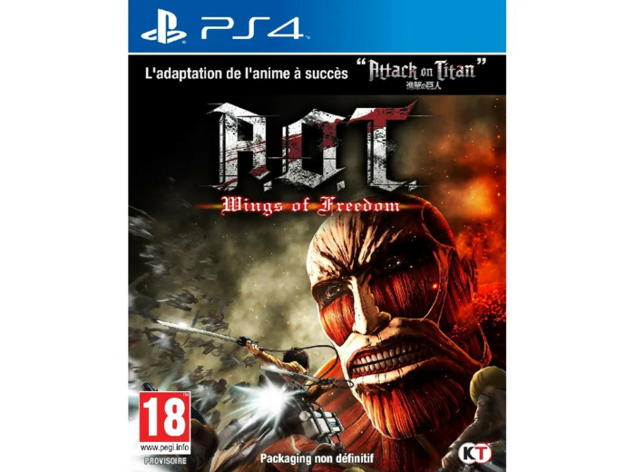 Jeu Ps4 L'attaque des Titans