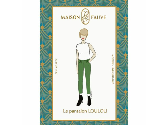 Maison Fauve – Patron pantalon "Loulou" du 34 au 46