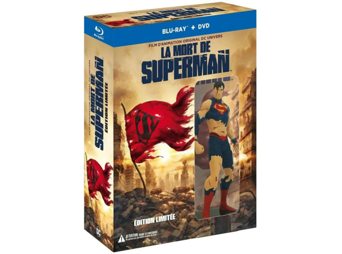 Blu-Ray La Mort de Superman - Édition Limitée Blu - ray + DVD + Figurine
