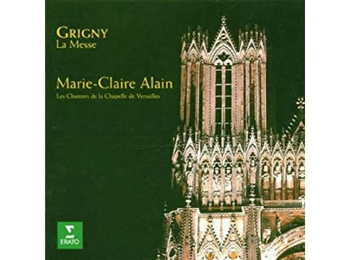 Cd La Messe de Nicolas de Grigny par Marie - Claire Alain