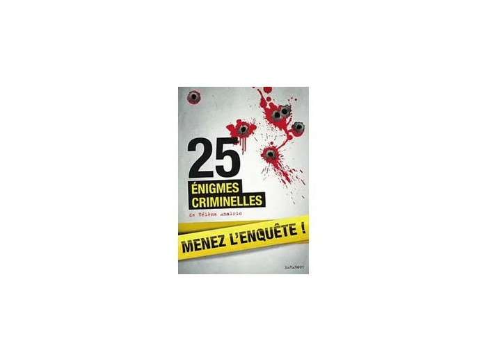 Livre 25 énigmes criminelles