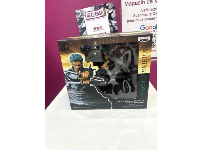 One Piece Figurine Scultures Big Zoukeio Roronoa Zoro Shining Color Ve