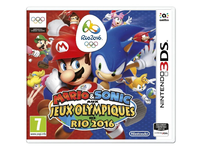 Jeu 3ds Mario Sonic Aux Jeux Olympiques de Rio 2016