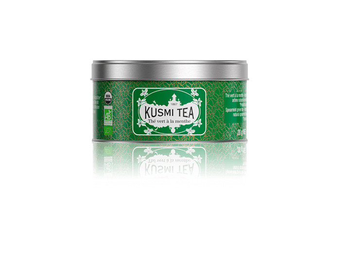 Thés Aromatisés Verts Thé vert à la menthe bio - Boîte métal 20gr