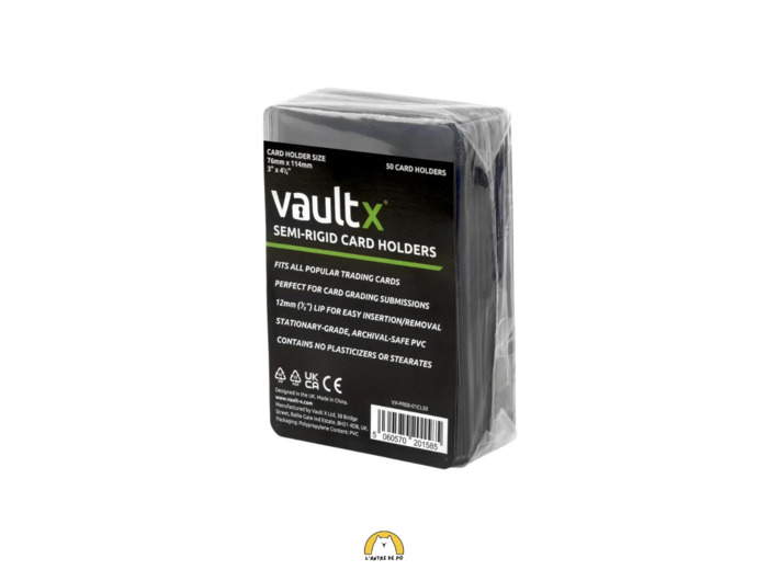 Protections semi-rigides fines pour cartes (Card Saver) | Vault X