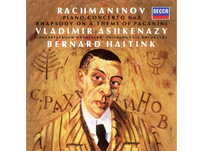 Cd Sergei Vasilyevich Rachmaninoff - Piano Concerto No. 1 / Rhapsody On A Theme Of Paganini (1987)