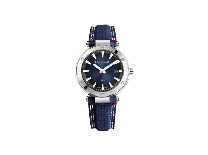 Montre HERBELIN Newport Quartz Date 12288A15BL