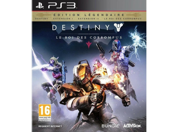 Jeu Ps3 Destiny III le Roi des Corrompus (Extension Légendaire)