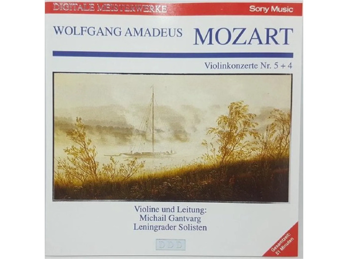 Cd Mozart Violinkonzerte Nr. 5 + 4