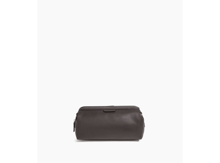 Trousse de toilette Charles en cuir grainé
