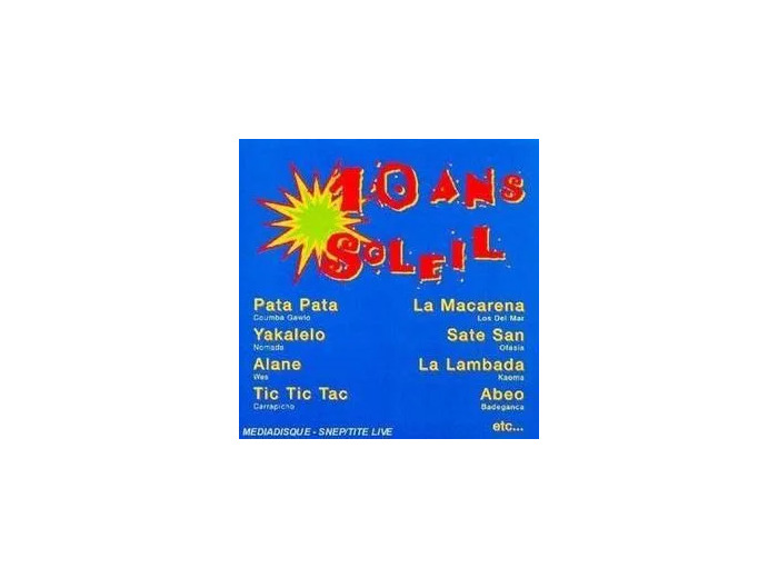 Cd 10 Ans Soleil