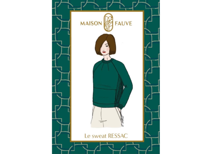 Maison Fauve – Patron Femme Sweat "Ressac" du 34 au 52