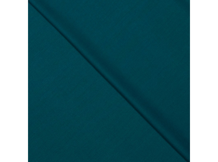 Sélection Coup de Coudre - Tissu Gabardine Souple de Bambou et Polyester Recyclé Uni Couleur Turquoise