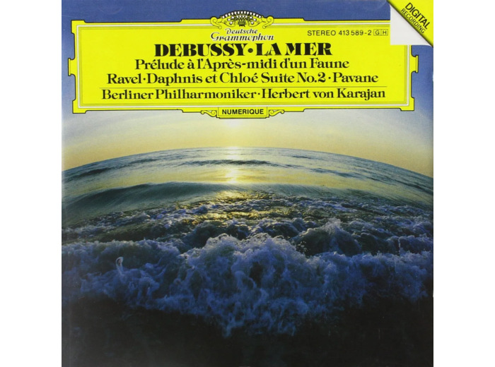 Cd Claude Debussy - La Mer - Prélude À L'Après - midi D'Un Faune - Daphnis Et Chloé Suite No.2 - Pavane (1986)