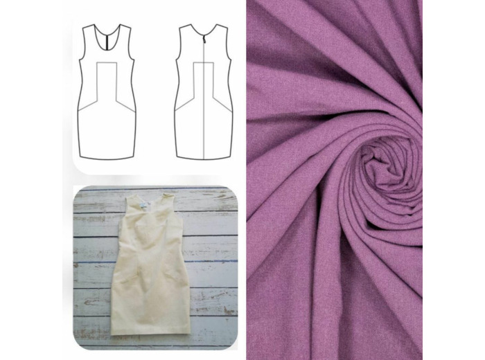 Christine Charles – Kit Couture Robe Catalina Couleur Mauve