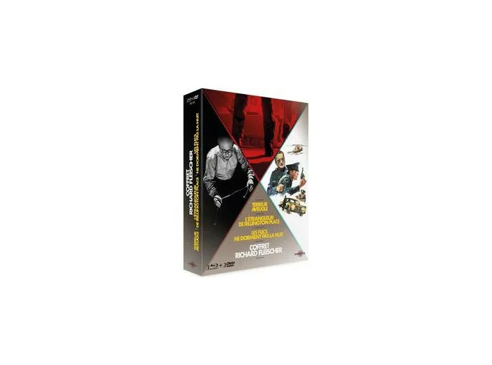 Blu-Ray Coffret Richard Fleischer : Terreur aveugle + L'étrangleur de Rillington Place + Les flics ne dorment pas la nuit - Combo + DVD