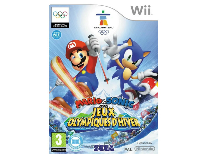 Jeu Wii Mario Sonic Aux Jeux Olympiques D'hiver