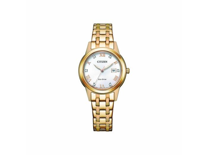 Montre Citizen Eco-Drive Elegant Crystal Day and Date FE1243-83A
