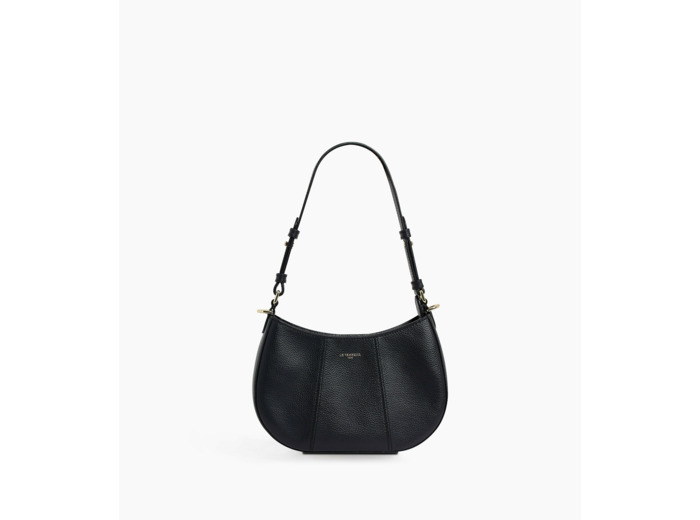 Petit sac demi-lune Juliette en cuir grainé