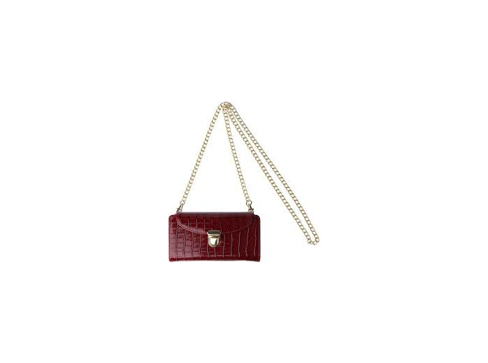 Sac pour Smartphone Bordeaux avec Portefeuille Interne