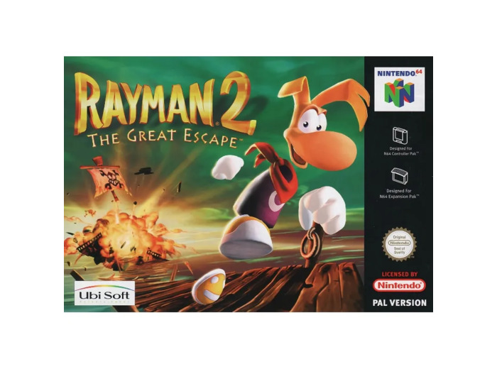 Jeu Nintendo N64 Rayman 2 The Great Escape