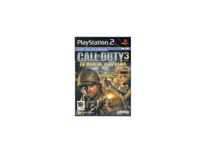 Jeu PS2 Call of Duty 3 : En marche vers Paris