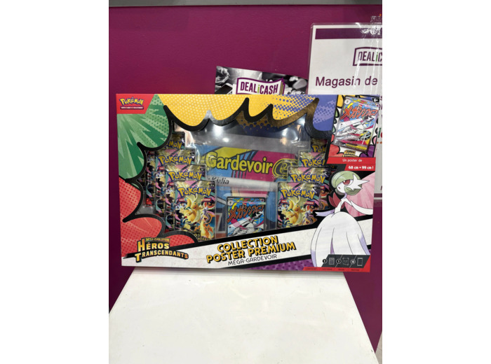 Coffret - Méga-Lucario - Premium Collection Poster - Héros Transcendants - FR - Pokémon [ME2.5] 10 Boosters