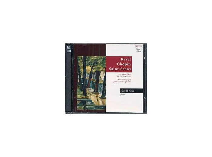 Cd Une anthologie de pièces pour piano de la main gauche : Bach, Chopin, Ravel, Saint - saens, Scriabine
