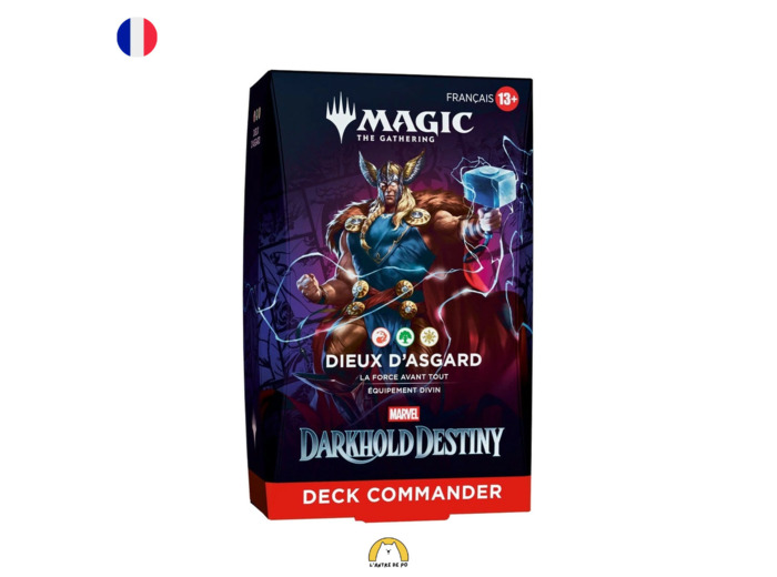Précommande - Magic - Marvel: Darkhold Destiny - Deck Commander Dieux d’Asgard (FR)