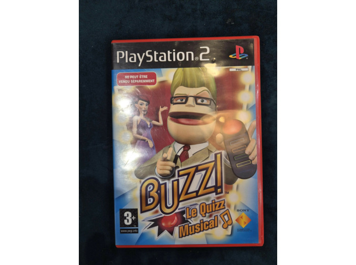 Jeu PS2 Buzz!: The BIG Quiz (With Buzzers)