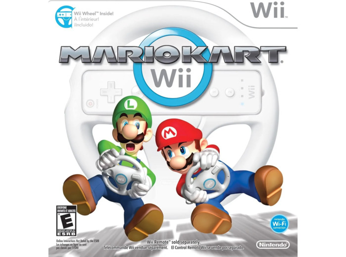 Jeu Wii Mario Kart + Wii Wheel [import anglais]