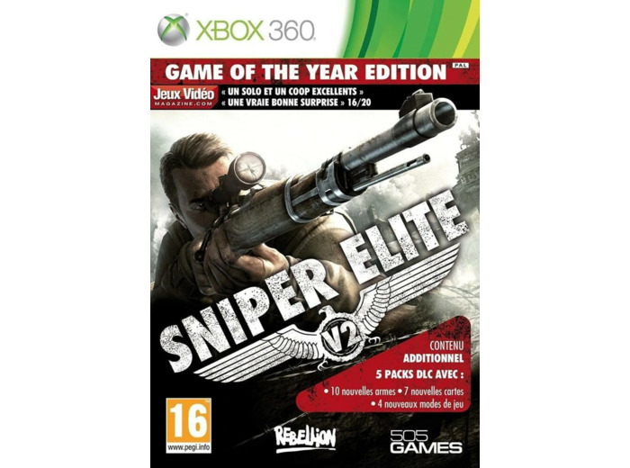 Jeu XBox 360 Sniper Elite V2 - édition jeu de l'année