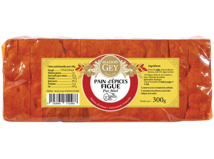 Pain D'Épices Aux Figues, 300 G