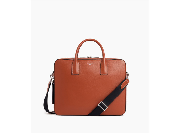 Porte documents 14" Emile en cuir grainé