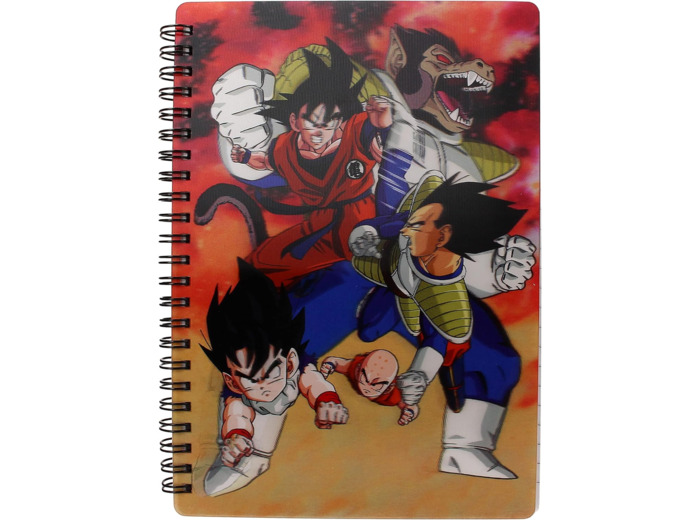 [Cahier 3D] Dragon Ball Z - Carnet 3D - Goku Vs Vegeta