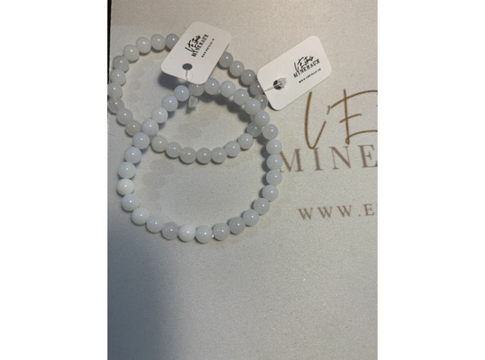Bracelet en calcedoine 6 m