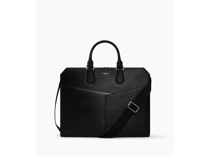 Porte documents 15" Anatole en cuir liégé et cuir lisse