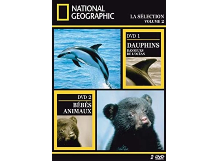 Dvd National Geographic : Dauphins, les danseurs de l'océan / les bébés animaux - Edition digipack 2 DVD
